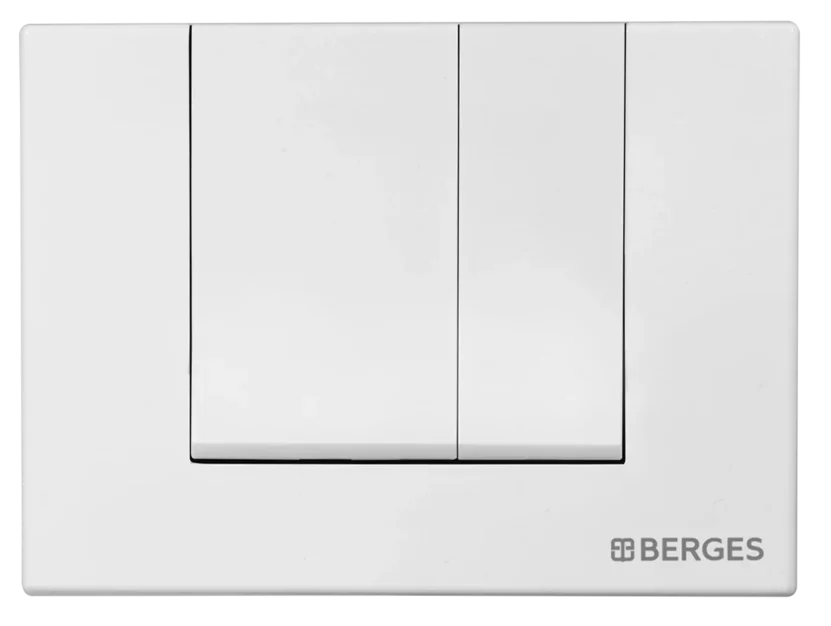 Инсталляция BERGES для скрытого монтажа унитаза NOVUM кнопка S1 белая