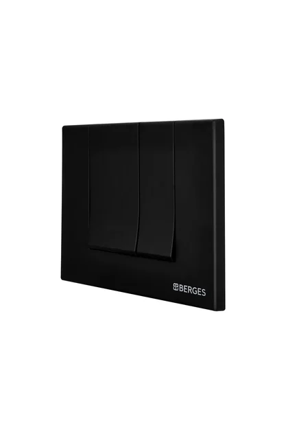 Инсталляция BERGES для скрытого монтажа унитаза NOVUM кнопка S5 Soft Touch, черная