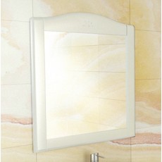 Зеркало "Монако-80" белый глянец