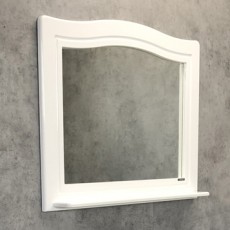 Зеркало "Павия-100" белый глянец