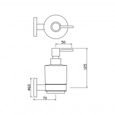 Дозатор для жидкого мыла Jaquar ACN-CHR-1135N