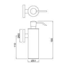 Дозатор для жидкого мыла Jaquar ACN-CHR-1137N
