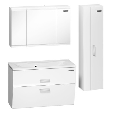 Комплект мебели для ванной ФОРТЕ/Forte 95, белый