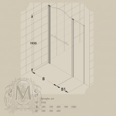 Душевая дверь Migliore Diadema ML.DDM-22.581/582.TR