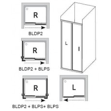Душевая дверь Ravak Blix тип BLDP2-100