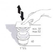 Донный клапан Migliore с переливом ML.RIC-10.123CR, 