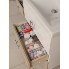 Комплект мебели для ванной Акватон СТАМБУЛ 65М 1A1458K0ST580, лиственница/раковина