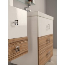 Комплект мебели для ванной Акватон СТАМБУЛ 65М 1A1458K0ST560 эбони темный/раковина