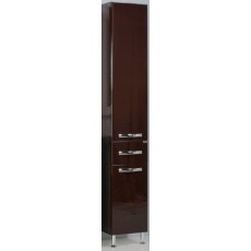 Шкаф-колонна Акватон Ария Н арт. 1A124303AA430, тёмно-коричневый, 34*200*31,6 см