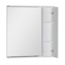 Зеркало-шкаф Aquanet Доминика 80 Led, цвет фасада белый