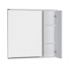 Зеркало-шкаф Aquanet Доминика 90 R Led, правый, цвет фасада белый