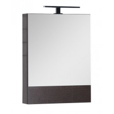 Зеркало-шкаф Aquanet Нота 50 (камерино), цвет черный