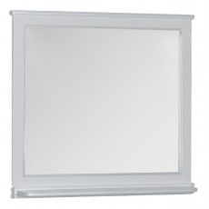 Зеркало Aquanet Валенса 110, цвет белый краколет-серебро