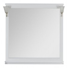 Зеркало Aquanet Валенса 110, цвет белый краколет-серебро