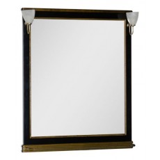 Зеркало Aquanet Валенса 100, цвет черный краколет-золото