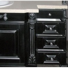 Комплект мебели Atoll Lyudovik 208*188 см, black (черный)