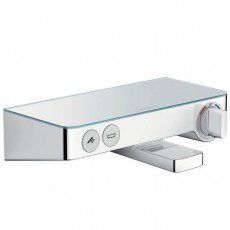Смеситель Hansgrohe Ecostat Select 13151000 для ванны с кнопками управления, термостатический, хром, 30 см