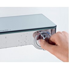 Смеситель Hansgrohe Ecostat Select 13151000 для ванны с кнопками управления, термостатический, хром, 30 см