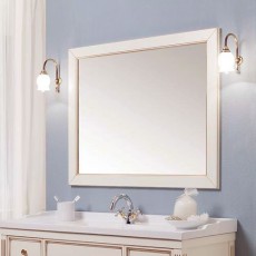 Зеркало для ванной Caprigo Альбион 100/120 BIANCO Antico
