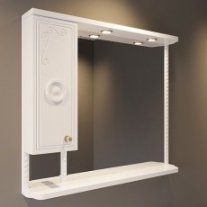 Зеркало-шкаф для ванной Фэма Гармония 100 L